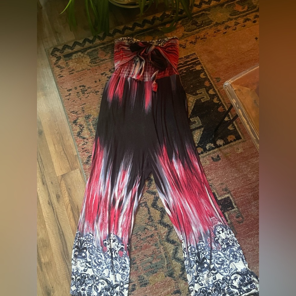 Strapless jumpsuit